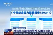 我國算力規(guī)模居前列 應(yīng)用項(xiàng)目超1.3萬個